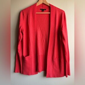 Banana Republic Open-Front Cardigan in Coral